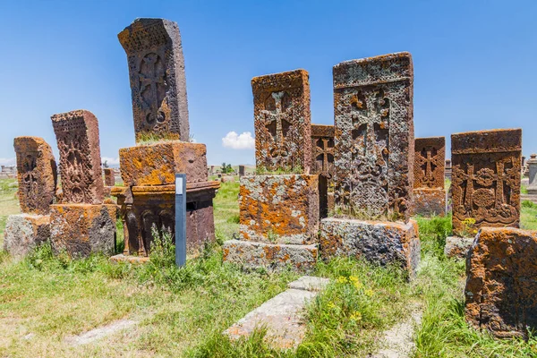 Кам Яні Хрести Поблизу Села Норатус Вірменія — стокове фото