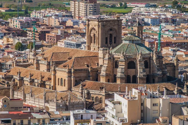Utsikt Över Katedralen Granada Spanien — Stockfoto