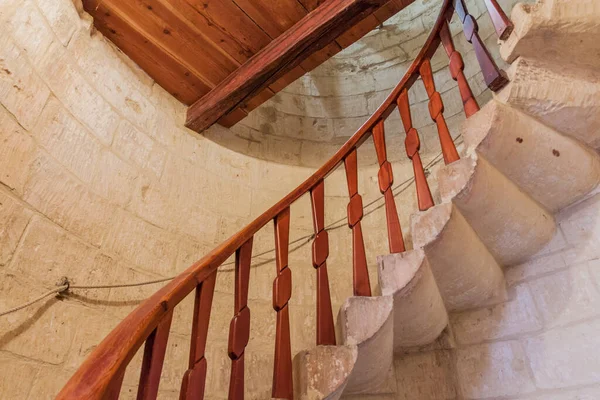 Escalera Molino Viento Kola Pueblo Xaghra Isla Malta — Foto de Stock