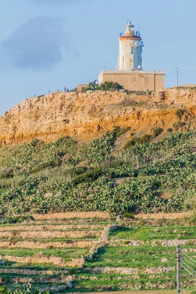 Giordan Leuchtturm Auf Der Insel Gozo Malta — Stockfoto