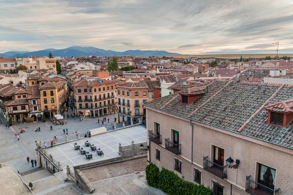 Segovia Španělsko Října 2017 Panorama Starého Města Segovii Španělsko — Stock fotografie