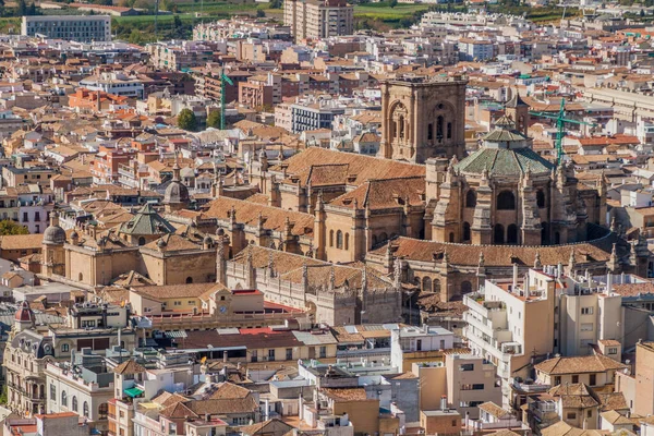 Veduta Della Cattedrale Granada Spagna — Foto Stock