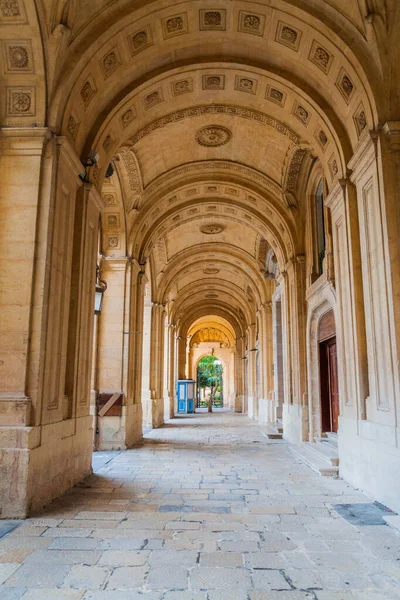 Valletta Kemer Yolu Malta Nın Başkenti — Stok fotoğraf