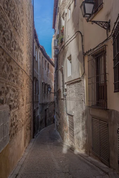 Enge Gasse Toledo Spanien — Stockfoto