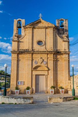 Gozo Adası 'ndaki Ghasri' de Patronluk taslayan Kadın Bazilikası, Malt.