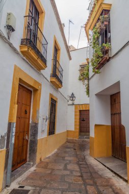 Cordoba merkezinde dar sokak, İspanya