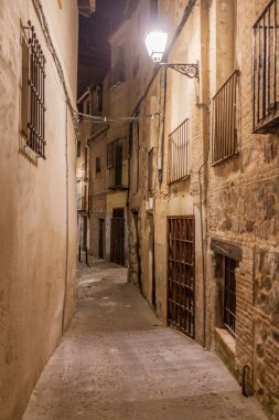 Toledo, İspanya'nın eski şehir dar sokak