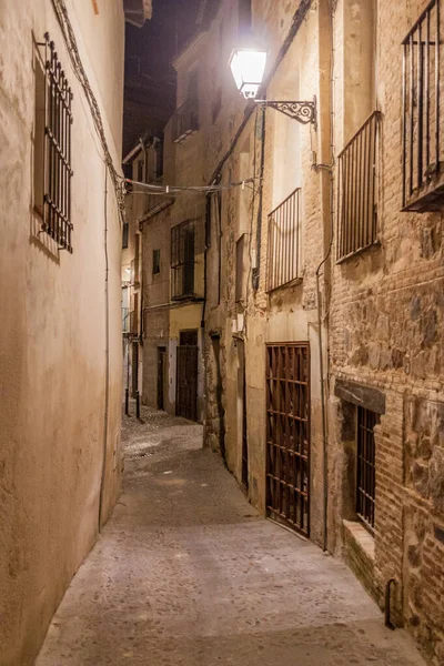 Strada Stretta Nel Centro Storico Toledo Spagna — Foto Stock