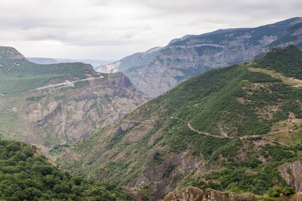 Valle Del Río Vorotan Cerca Tatev Armenia — Foto de Stock