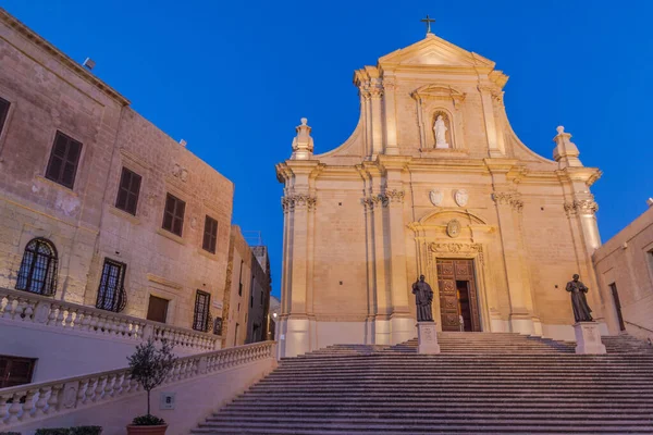 Catedral Assunção Cittadella Cidadela Victoria Gozo Island Malta — Fotografia de Stock