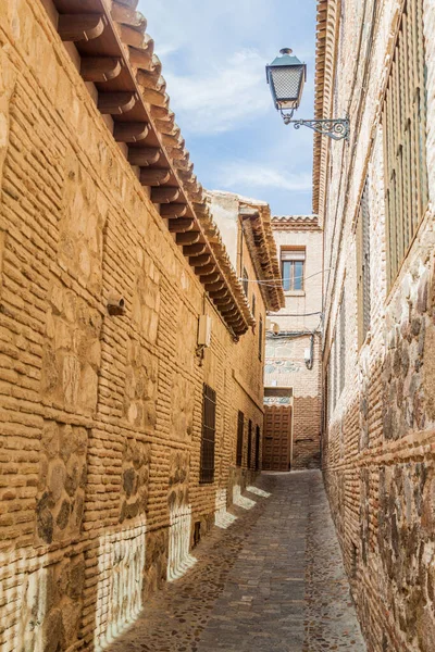 Strada Stretta Nel Quartiere Ebraico Toledo Spagna — Foto Stock