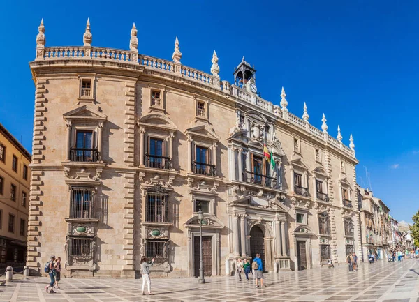 Granada Spanje November 2017 Hooggerechtshof Van Andalusië Het Plein Plaza — Stockfoto