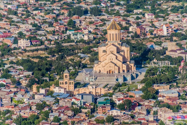 Catedral Santíssima Trindade Tbilisi Geórgia — Fotografia de Stock