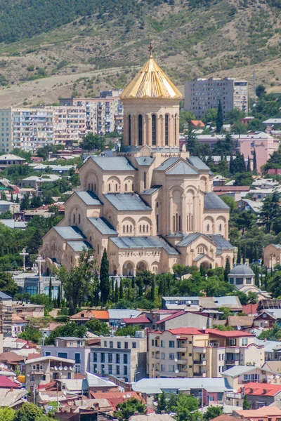 Kathedraal Van Heilige Drie Eenheid Van Tbilisi Georgië — Stockfoto