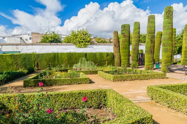 Gardens Alcazar Los Reyes Cristianos Cordoba Spain — Stock Photo, Image