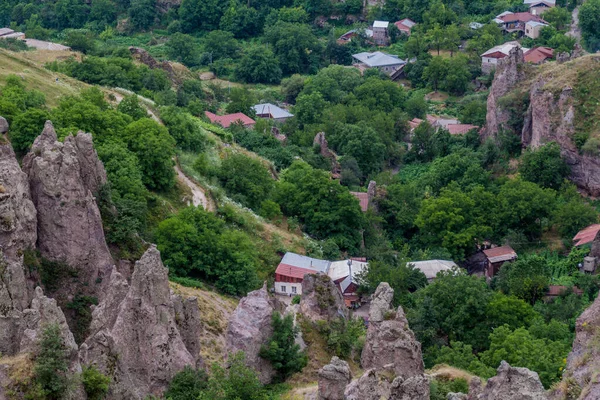 Βραχώδες Τοπίο Κοντά Στην Πόλη Goris Αρμενία — Φωτογραφία Αρχείου