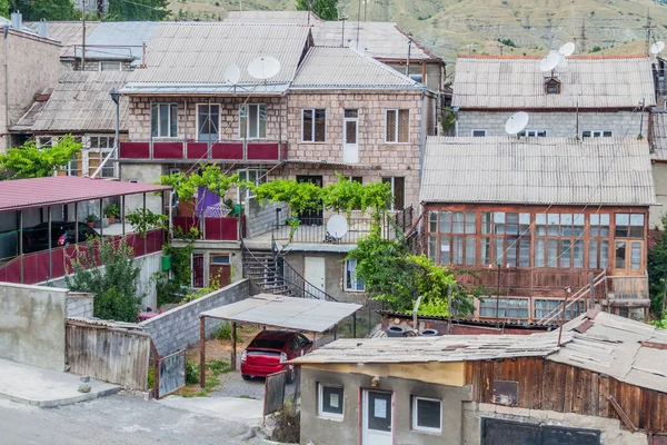 Veduta Delle Case Nella Città Akhaltsikhe Georgia — Foto Stock