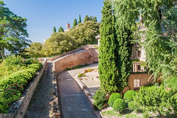 Garden Alhambra Granada Spagna — Foto Stock