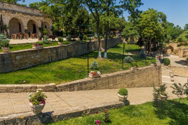 Rusya, Dağıstan 'daki Derbent' deki Naryn-Kala kalesi.