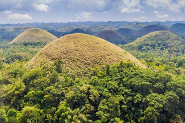 Filipinler, Bohol Adası 'ndaki Çikolata Tepeleri