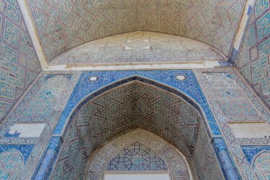 Semerkant, Özbekistan 'daki Bibi-Khanym Camii Geçidi