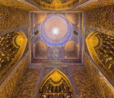 Semerkant, Özbekistan 'daki Gur-e Amir Anıtmezarı' ndan Cupola