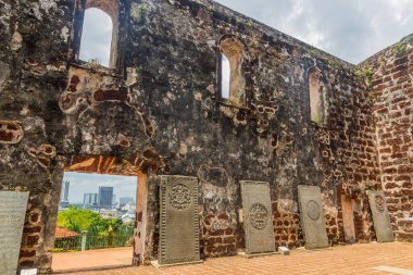 Malacca 'daki Aziz Paul Kilisesi yıkıntısı (Melaka), Malezya