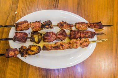 Şiş, şiş ve ızgara et, Orta Asya 'da tipik.