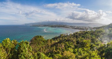 boracay Adası, Filipinler havadan görünümü