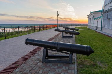 Tobolsk Kremlin, Rusya 'da gün batımı