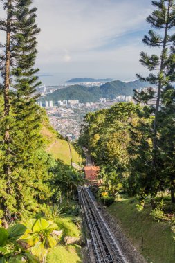 Funicular 'dan Penang tepesine, Malezya