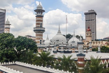 Kuala Lumpur, Malezya 'daki Mescid Jamek camii