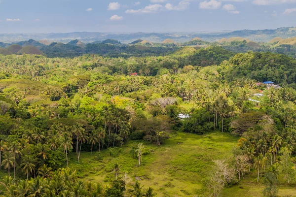 Formación Geológica Chocolate Hills Isla Bohol Filipinas — Foto de Stock