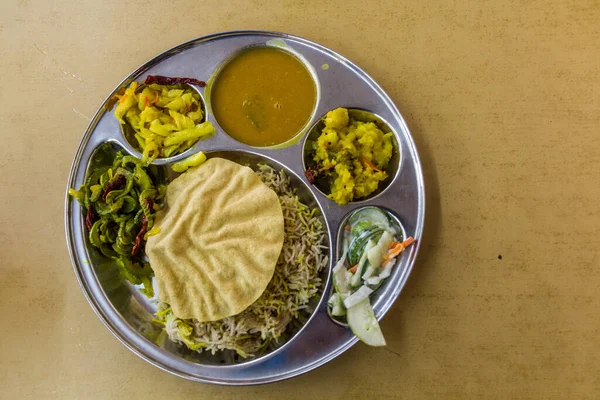 Thali Typical Meal India — Stock Photo, Image