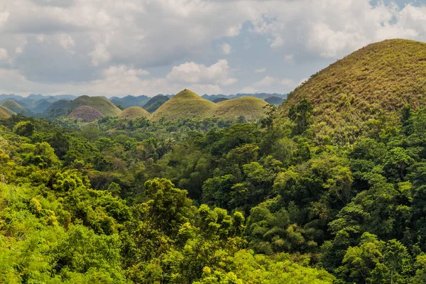 Formación Geológica Chocolate Hills Isla Bohol Filipinas — Foto de Stock