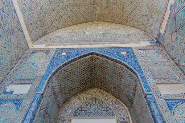 Portal Mesquita Bibi Khanym Samarcanda Uzbequistão — Fotografia de Stock