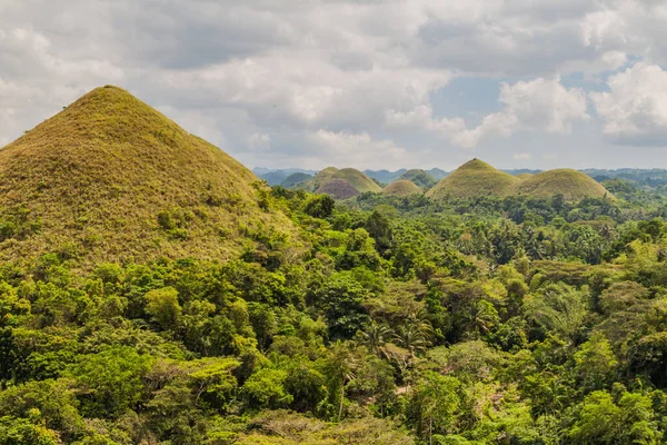 Formación Geológica Chocolate Hills Isla Bohol Filipinas — Foto de Stock