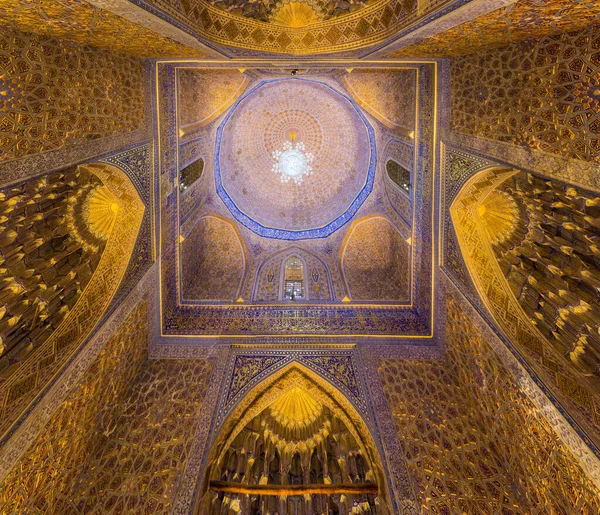 Cupola Gur Amir Mausoleum Samarkand Uzbekistán — Stock fotografie