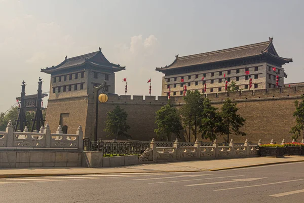Portão Sul Das Muralhas Cidade China — Fotografia de Stock