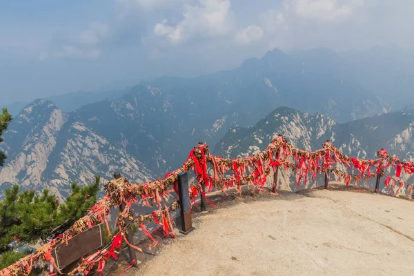 中国陝西省華山の東峰の視点 — ストック写真