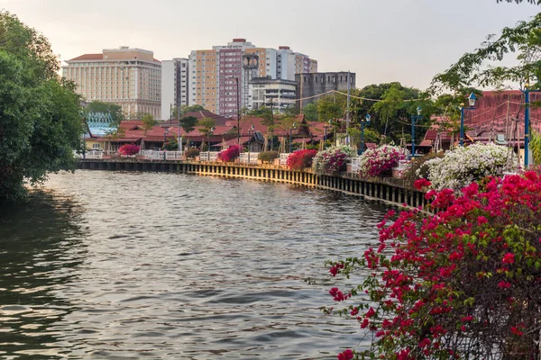 Kampung Morten Pueblo Río Malaca Malaca Melaka Malasia —  Fotos de Stock