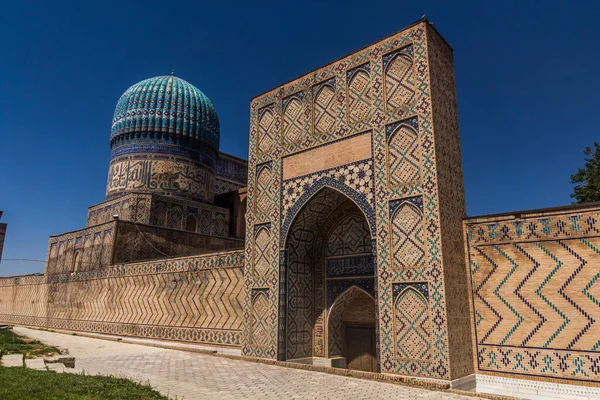 Bibi Khanym Moskén Samarkand Uzbekistan — Stockfoto