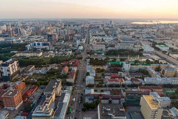 Aerial View Yekaterinburg Russia — Stock Photo, Image