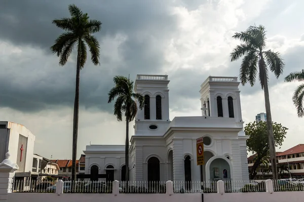 Kościół Wniebowzięcia Pańskiego George Town Malezja — Zdjęcie stockowe