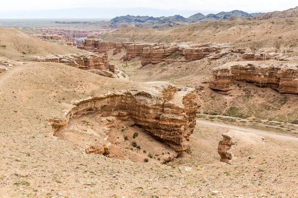 Mura Del Charyn Canyon Kazakistan — Foto Stock