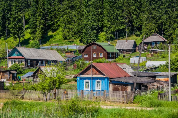 Vila Perm Krai Rússia — Fotografia de Stock