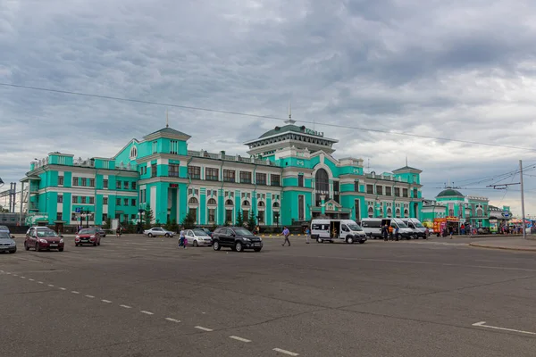 Omsk Russia July 2018 View Railway Station Omsk — 图库照片