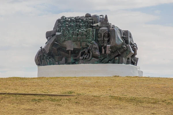 Elista Russie Juin 2018 Monument Exode Retour Aux Victimes Kalmouk — Photo