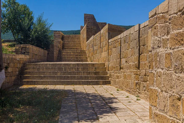 Escaliers Forteresse Naryn Kala Derbent Dans République Daghestan Russie — Photo