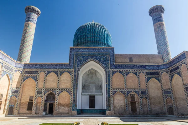 乌兹别克斯坦撒马尔罕的Gur Amir陵墓 — 图库照片
